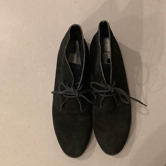 Steve Madden Black Suede Desert Boot Size 9-1/2M - Picture 6 of 11